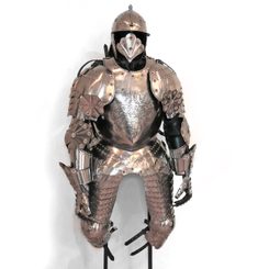 RENAISSANCE SUIT OF ARMOUR, etched armour, custom made