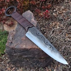 HIBERNIA Celtic knife, brown