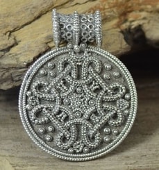 BIRKA, réplique de pendentif viking, argent