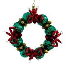 Yule decoration wreath from Bohemia