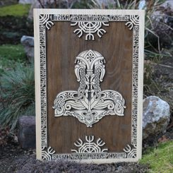 MJÖLLNIR Wall Decoration Plaquette 32 x 45 cm