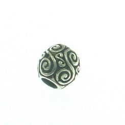 CELTIC SPIRALS - bead for beard Ag 925