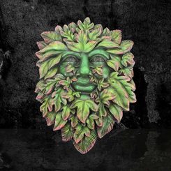 Beltane's Bourgeon Wall Hanging Wall Mounted Tree Spirit Green Man