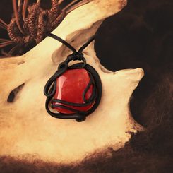 Cornelian - Big Stone Pendant