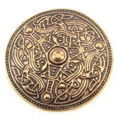 NORDIC bronze brooch