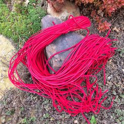 LEATHER Cord - red, for hanging amulets