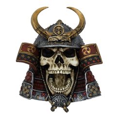 Kabuto Armoured Samurai Warrior Skull 26.6cm