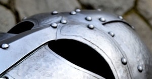 HJALMAR, VIKING HELMET 2MM, RIVETED AVENTAIL - VIKING AND NORMAN HELMETS{% if kategorie.adresa_nazvy[0] != zbozi.kategorie.nazev %} - ARMOUR HELMETS, SHIELDS{% endif %}