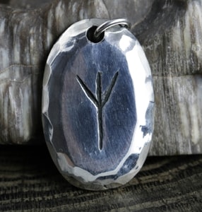 ALGIZ, RUNE, STERLING SILVER PENDANT - PENDANTS{% if kategorie.adresa_nazvy[0] != zbozi.kategorie.nazev %} - SILVER JEWELLERY{% endif %}