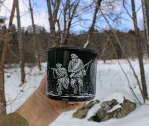 CZECHOSLOVAK LEGION ENAMEL MUG - MUGS, GOBLETS, SCARVES{% if kategorie.adresa_nazvy[0] != zbozi.kategorie.nazev %} - HOME DECOR{% endif %}