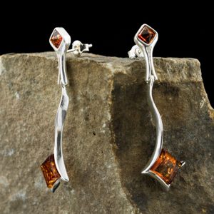 WARTA, AMBER, EARRINGS, STERLING SILVER - EARRINGS{% if kategorie.adresa_nazvy[0] != zbozi.kategorie.nazev %} - SILVER JEWELLERY{% endif %}