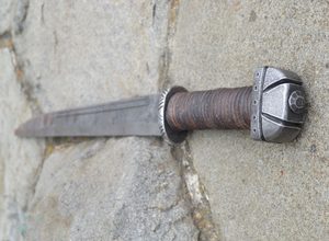 LONG ANGLO-SAXON SCRAMASAX, FORGED REPLICA - VIKING AND NORMAN SWORDS{% if kategorie.adresa_nazvy[0] != zbozi.kategorie.nazev %} - WEAPONS - SWORDS, AXES, KNIVES{% endif %}