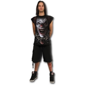 CIRCUS OF TERROR - SLEEVELESS T-SHIRT BLACK - MEN'S T-SHIRTS, SPIRAL DIRECT{% if kategorie.adresa_nazvy[0] != zbozi.kategorie.nazev %} - T-SHIRTS, BOOTS{% endif %}