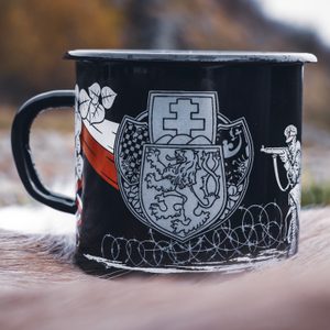 CZECHOSLOVAK LEGION ENAMEL MUG - MUGS, GOBLETS, SCARVES{% if kategorie.adresa_nazvy[0] != zbozi.kategorie.nazev %} - PAGAN DECORATIONS{% endif %}