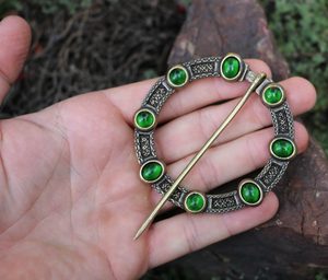 NORICA, LARGE MEDIEVAL CLOAK BROOCH WITH GLASS - BROOCHES, JEWELS, FIBULAE{% if kategorie.adresa_nazvy[0] != zbozi.kategorie.nazev %} - SMITHY WORKS, COINS{% endif %}