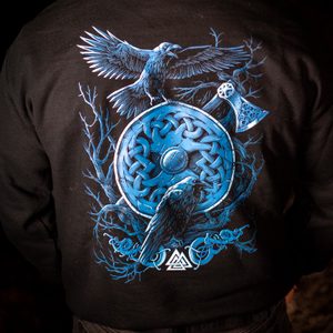 HUGINN AND MUNINN, VIKING RAVENS, HOODIE - HOODIES{% if kategorie.adresa_nazvy[0] != zbozi.kategorie.nazev %} - T-SHIRTS, BOOTS{% endif %}