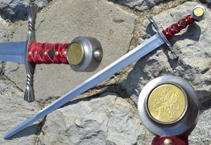 ROYAL SWORD WITH THE LION, COMBAT SWORD - MEDIEVAL SWORDS{% if kategorie.adresa_nazvy[0] != zbozi.kategorie.nazev %} - WEAPONS - SWORDS, AXES, KNIVES{% endif %}