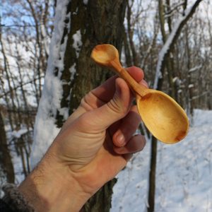 2-IN-1 SPOON FOR GOULASH AND COFFEE - DISHES, SPOONS, COOPERAGE{% if kategorie.adresa_nazvy[0] != zbozi.kategorie.nazev %} - WOOD{% endif %}