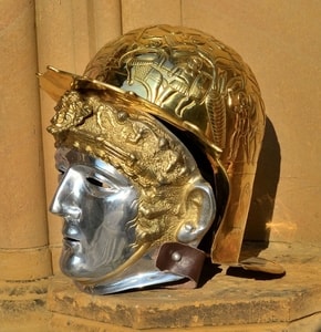 ROMAN CAVALRY FACE HELMET - ROMÄNISCHE UND KELTISCHE HELME{% if kategorie.adresa_nazvy[0] != zbozi.kategorie.nazev %} - RÜSTUNGEN{% endif %}