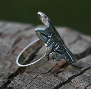 WOLF HEAD, WOLF, SILVER 925 RING - RINGS{% if kategorie.adresa_nazvy[0] != zbozi.kategorie.nazev %} - SILVER JEWELLERY{% endif %}