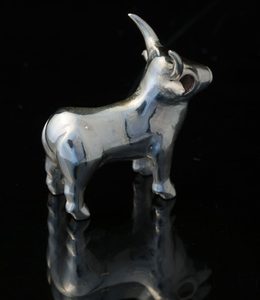 CELTIC BULL FROM BULL ROCK CAVE, MORAVIA, FIGURE SILVER - PENDANTS{% if kategorie.adresa_nazvy[0] != zbozi.kategorie.nazev %} - SILVER JEWELLERY{% endif %}