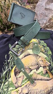 PIKE, LEATHER FISHING BELT, DECORATED - BELTS{% if kategorie.adresa_nazvy[0] != zbozi.kategorie.nazev %} - LEATHER PRODUCTS{% endif %}