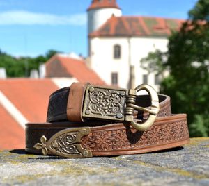 NOBLEMAN - MEDIEVAL LEATHER BELT - BELTS{% if kategorie.adresa_nazvy[0] != zbozi.kategorie.nazev %} - LEATHER PRODUCTS{% endif %}