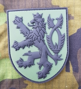 CZECH LION, RUBBER PATCH, GREEN - MILITARY PATCHES{% if kategorie.adresa_nazvy[0] != zbozi.kategorie.nazev %} - BUSHCRAFT{% endif %}