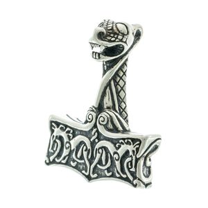 THOR'S HAMMER, OSEBERG STYLE, PENDANT, SILVER 925 - PENDANTS{% if kategorie.adresa_nazvy[0] != zbozi.kategorie.nazev %} - SILVER JEWELLERY{% endif %}