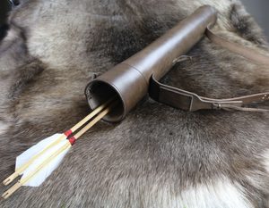 LEATHER MEDIEVAL QUIVER - DE LUXE - EQUIPMENT FOR ARCHERY{% if kategorie.adresa_nazvy[0] != zbozi.kategorie.nazev %} - WEAPONS - SWORDS, AXES, KNIVES{% endif %}