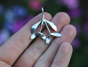 DRUID MISTLETOE, PENDANT, SILVER - PENDANTS{% if kategorie.adresa_nazvy[0] != zbozi.kategorie.nazev %} - SILVER JEWELLERY{% endif %}