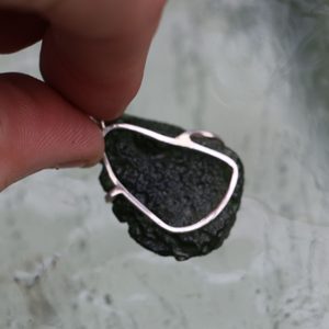 KATICA, MOLDAVITE, SILVER PENDANT AG 925 - MOLDAVITES, CZECH{% if kategorie.adresa_nazvy[0] != zbozi.kategorie.nazev %} - SILVER JEWELLERY{% endif %}