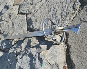 KATZBALGER, RENAISSANCE ARMING SWORD, ANTLER - FALCHIONS, SCOTLAND, OTHER SWORDS{% if kategorie.adresa_nazvy[0] != zbozi.kategorie.nazev %} - WEAPONS - SWORDS, AXES, KNIVES{% endif %}