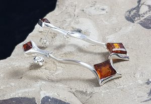 WARTA, AMBER, EARRINGS, STERLING SILVER - EARRINGS{% if kategorie.adresa_nazvy[0] != zbozi.kategorie.nazev %} - SILVER JEWELLERY{% endif %}