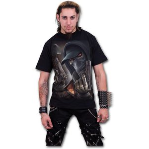 STREET REAPER - T-SHIRT BLACK - T-SHIRTS, SLEEVELESS{% if kategorie.adresa_nazvy[0] != zbozi.kategorie.nazev %} - T-SHIRTS, BOOTS{% endif %}