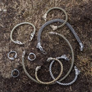 HUGINN AND MUNINN, VIKING BRACELET, BRASS - VIKING, SLAVIC, CELTIC BRACELETS - BRONZE AND BRASS{% if kategorie.adresa_nazvy[0] != zbozi.kategorie.nazev %} - JEWELLERY - BRONZE, ZINC{% endif %}