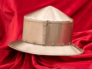 IRON HAT - RIVETED HELMET - MEDIEVAL HELMETS{% if kategorie.adresa_nazvy[0] != zbozi.kategorie.nazev %} - ARMOUR HELMETS, SHIELDS{% endif %}