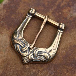 VIKING BUCKLE WITH BRAIDED ORNAMENTS, BRONZE - BELT ACCESSORIES{% if kategorie.adresa_nazvy[0] != zbozi.kategorie.nazev %} - LEATHER PRODUCTS{% endif %}