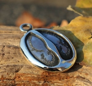 DEER TRACK, SILVER PENDANT - PENDANTS{% if kategorie.adresa_nazvy[0] != zbozi.kategorie.nazev %} - SILVER JEWELLERY{% endif %}