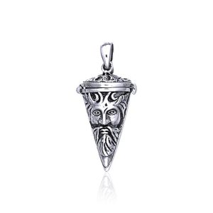 THE GREENMAN, TOP OPEN SILVER PENDANT - ANHÄNGER - SCHMUCK, SILBER{% if kategorie.adresa_nazvy[0] != zbozi.kategorie.nazev %} - SILBER SCHMUCKSTÜCKE{% endif %}