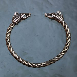 DREKI, VIKING DRACHEARMBAND, MESSING - HISTORISCHEN REPLIKEN AUS BRONZE{% if kategorie.adresa_nazvy[0] != zbozi.kategorie.nazev %} - SCHMUCKSTÜCKE{% endif %}