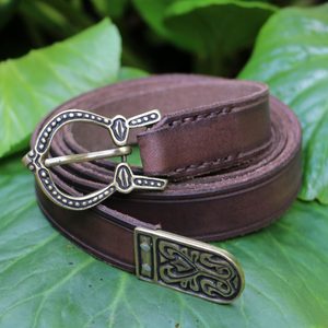 GOTLAND, VIKING BELT BROWN - BELTS{% if kategorie.adresa_nazvy[0] != zbozi.kategorie.nazev %} - LEATHER PRODUCTS{% endif %}