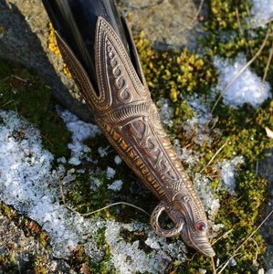 BORRE, ENGRAVED DRINKING HORN, DELUXE EDITION - DRINKING HORNS{% if kategorie.adresa_nazvy[0] != zbozi.kategorie.nazev %} - HORN PRODUCTS{% endif %}