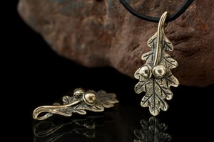 OAK LEAF, BRONZE CHARM - PENDANTS, NECKLACES{% if kategorie.adresa_nazvy[0] != zbozi.kategorie.nazev %} - JEWELLERY - BRONZE, ZINC{% endif %}