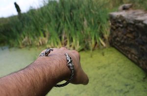 HUGINN AND MUNINN, VIKING BRACELET, SILVER - BRACELETS{% if kategorie.adresa_nazvy[0] != zbozi.kategorie.nazev %} - SILVER JEWELLERY{% endif %}