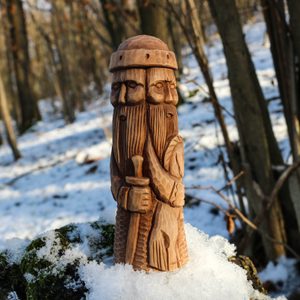 SVETOVID, SLAVIC GOD, CARVED IDOL - STATUE - WOODEN STATUES, PLAQUES, BOXES{% if kategorie.adresa_nazvy[0] != zbozi.kategorie.nazev %} - WOOD{% endif %}