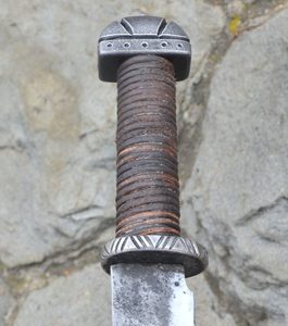 LONG ANGLO-SAXON SCRAMASAX, FORGED REPLICA - VIKING AND NORMAN SWORDS{% if kategorie.adresa_nazvy[0] != zbozi.kategorie.nazev %} - WEAPONS - SWORDS, AXES, KNIVES{% endif %}