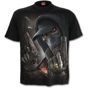 STREET REAPER - T-SHIRT BLACK - T-SHIRTS, SLEEVELESS{% if kategorie.adresa_nazvy[0] != zbozi.kategorie.nazev %} - T-SHIRTS, BOOTS{% endif %}