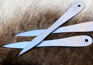 ARROW THROWING KNIVES 8MM, SET OF 3 POLISHED - SHARP BLADES - THROWING KNIVES{% if kategorie.adresa_nazvy[0] != zbozi.kategorie.nazev %} - WEAPONS - SWORDS, AXES, KNIVES{% endif %}