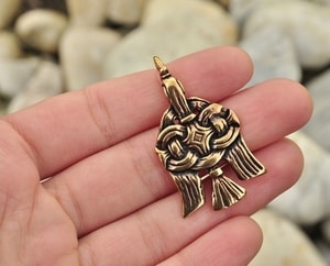 VIKING RAVEN HOOK PENDANT, BRONZE - VIKING PENDANTS{% if kategorie.adresa_nazvy[0] != zbozi.kategorie.nazev %} - JEWELLERY - BRONZE, ZINC{% endif %}